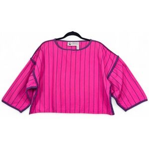 Vintage Opus 1 By Diana Martin Top Pink Purple One Size